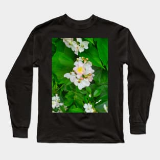 Wild Multiflora Rose Long Sleeve T-Shirt